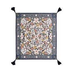 Picknickdecke L 175 X B 154cm BETWEEN FLOWERS In Dunkelblau -Butlers butlers picknickdecke l 175 x b 154cm between flowers in dunkelblau 2