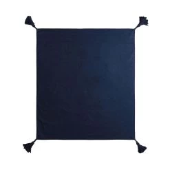 Picknickdecke L 175 X B 154cm BETWEEN FLOWERS In Dunkelblau -Butlers butlers picknickdecke l 175 x b 154cm between flowers in dunkelblau 4