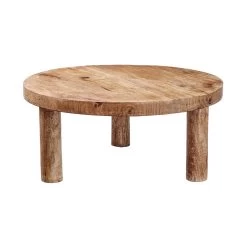 Podest Ø34cm MESA In Braun