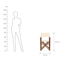 Regiestuhl HOLLYWOOD In Creme 16 Regiestuhl HOLLYWOOD In Creme -Butlers butlers regiestuhl hollywood in creme 3