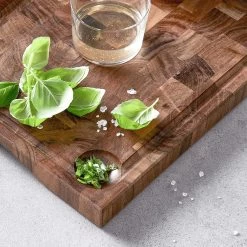 Schneidebrett Mit Saftrille Und Intarsien L 50 X B 27cm ACACIA In Braun -Butlers butlers schneidebrett mit saftrille und intarsien l 50 x b 27cm acacia in braun 10