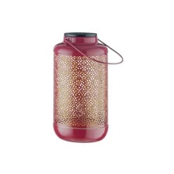 Solar-Laterne H 24cm SOLANA In Lila-Gold -Butlers butlers solar laterne h 24cm solana in lila gold 2