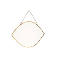 Spiegel Augenform L 27 X B 17cm CARAT In Gold