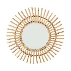 Spiegel Sonnenförmig Ø56cm COTTAGE In Natur