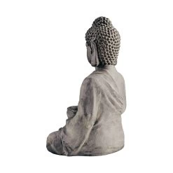 Statue Mit Kerzenteller Höhe 46cm BUDDHA In Grau -Butlers butlers statue mit kerzenteller hohe 46cm buddha in grau 5