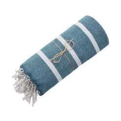 Strandtuch L 200 X B 180cm SURFSIDE In Blau -Butlers butlers strandtuch l 200 x b 180cm surfside in blau 5