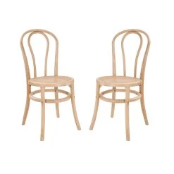 Stuhl 2er-Set WIENER MELANGE In Natur