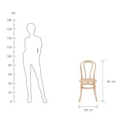 Stuhl 4er-Set WIENER MELANGE In Natur -Butlers butlers stuhl 4er set wiener melange in natur 3