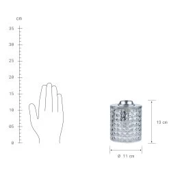Tischleuchte Glas Ø11cm STILO In Transparent 9 Tischleuchte Glas Ø11cm STILO In Transparent -Butlers butlers tischleuchte glas o11cm stilo in transparent 2
