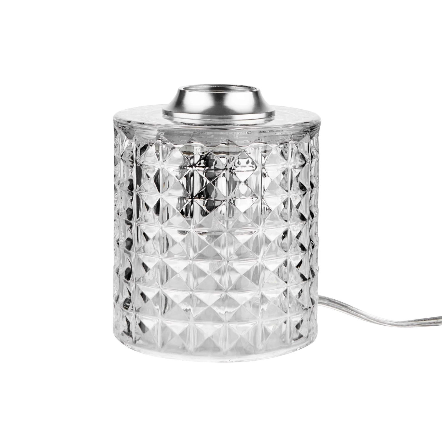 Tischleuchte Glas Ø11cm STILO In Transparent 6 Tischleuchte Glas Ø11cm STILO In Transparent – Bild 4