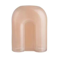 Vase Bogen Höhe 20cm SMOKY In Hellorange