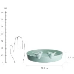Vogelbad Ø23cm BIRDS PLACE In Salbei -Butlers butlers vogelbad o23cm birds place in salbei 2