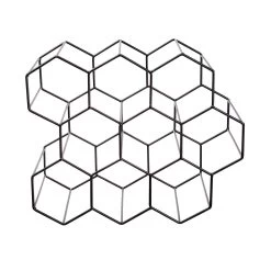 Weinregal Für 9 Flaschen L 36 X H 30cm CUBICLE In Schwarz -Butlers butlers weinregal fur 9 flaschen l 36 x h 30cm cubicle in schwarz 2